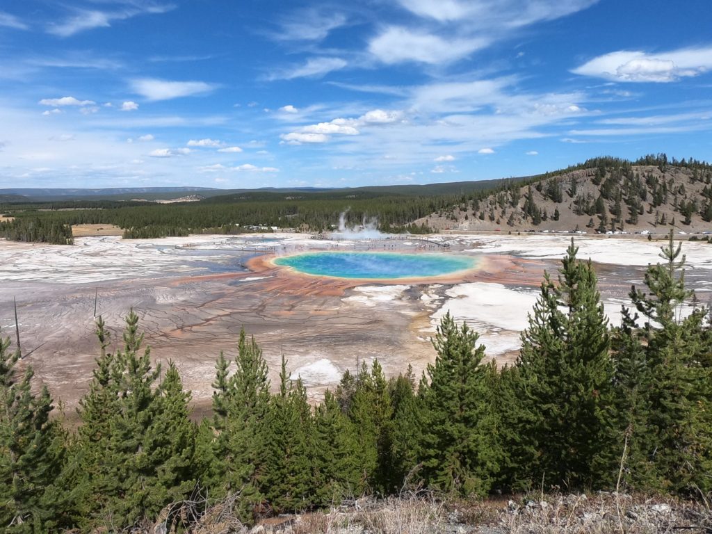 Jeden z magických přírodních úkazů z NP Yellowstone v Americe